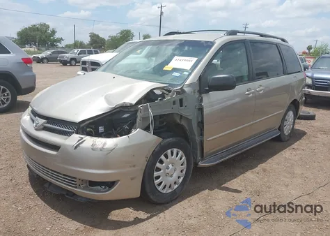 2004 Toyota Sienna Le from USA, damaged, VIN 5TDZA23C74S021498